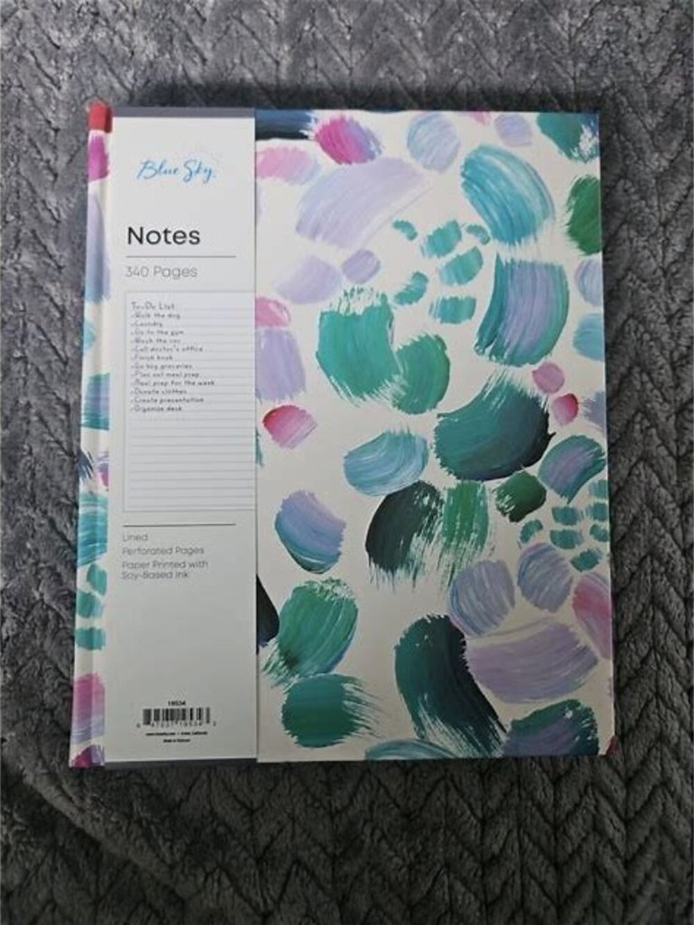 Blue Sky Notebook Journal 8x10, 340 Pages Perforated Pages, Soy Based Ink NEW.